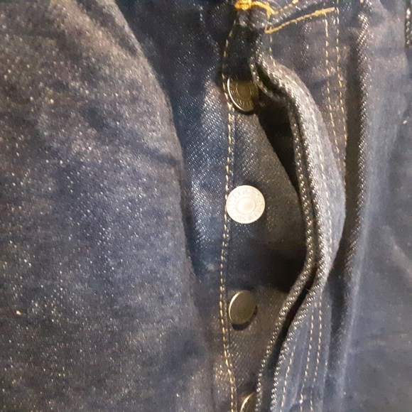 Levi Strauss & Co. 501 Button Fly Denim 5-Pocket Jeans Levis Men's 36Wx32L - Picture 8 of 16